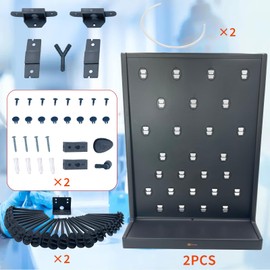 Sidawhope Lab Drying Rack Wall-Mount or Bench-Top Pegboard for Lab Glassware and Bottles Featuring 54 Detachable Pegs Efficient Laboratory Bottle Drying Rack Hand Towel Stand Rack