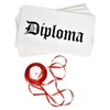 50 Graduation Diploma Guest Napkins Black and White Disposable Paper
