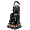 VILLAGE GIFT IMPORTERS 8" Santa Muerte on a Throne Statue