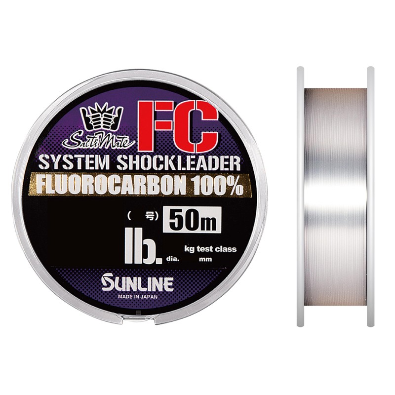 SUNLINE Strong Abrasion Resistant High Sensitivity Fluoroline for Salt Lures