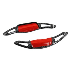 MYMOCCY Car Steering Wheel Shift Paddle Extension Cover Compatible for Toyota Camry RAV4 Avalon Corolla 2019-2024 Gear Shifter Lever Paddle Add-on Cover Interior Parts