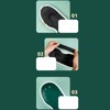 Heated Eye Mask Green 7 Vibration Modes 3s Fast Heating