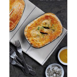 Falcon Enamel 22cm Oblong Pie Dish (Pack of 2)