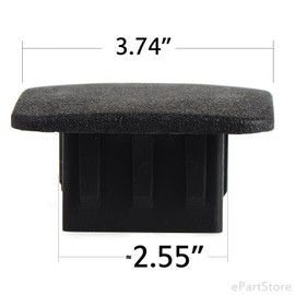 2.5" Heavy Duty 2 1/2" Trailer Hitch Cover Cap Plug Fits 2.5" Receivers
