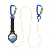 46” Retractable Self-Locking Lanyard with Carabiner|ANSI/ISEA 121-2018|2lb Capacity for High-Elevation