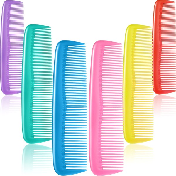 Leinuosen Leinuosen 12 Pieces Hair Combs Set Pocket Plastic Fine
