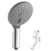 Ana Bath HS3200 Wide 6-Inch 3-Spray Function Handheld Shower Head, PVD Brushed Nickel Finish