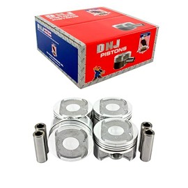 DNJ Piston Set Standard Size P297 For 96-00 Honda/Civic, Civic del Sol 1.6L L4 SOHC Naturally Aspirated designation D16Y8,D16Y5