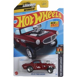 Hot Wheels Volvo P1800 Gasser, HW Dream Garage 1/5 [rojo] 1/250