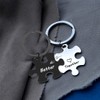 PNPGDYK R Puzzle Keyring Partner Couples, Keyring for Couples, Couples