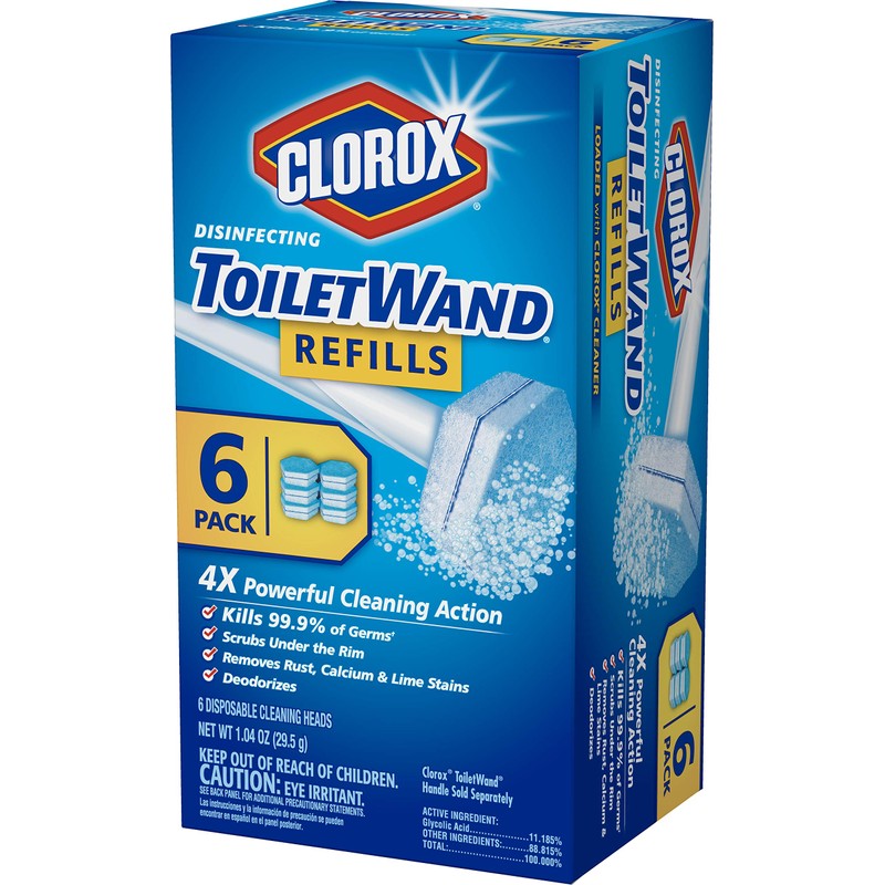 Clorox Wand Heads, 6 Count, Package May Vary