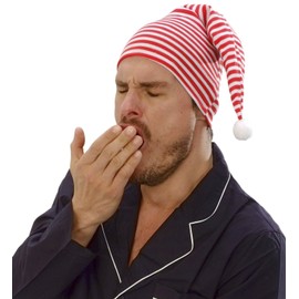 Night Cap Magee Sleepwalker Night Cap Blue or Red, red/white