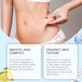 Crema corporal reafirmante para piel flácida, crema reafirmante para suavizar líneas finas y arrugas, crema reafirmantes para brazos, loción reafirman