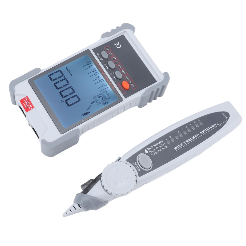 LCD Network Tester Multifunctional ABS Housing Line Finder with Multimeter