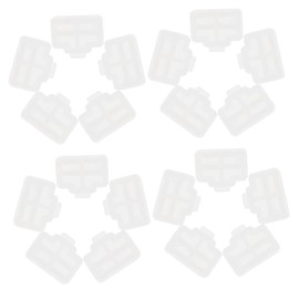 DOITOOL 50pcs Router Interface Dust Plug Ethernet Hub Port Cap Cover Ethernet Plug