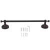 Towel Bar Copper Retro Space Saving 40CM Multifunctional Tilt Proof