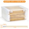 300 PCS Large Cotton Swabs in Storage Box - Dog