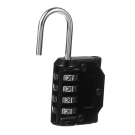 OSALADI 1pc Lock Four- Password Door Lock for Suitcases Cabinets and Gym Lockers Strong Anti-Theft for Home and Travel Security