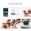 Car Clock Thermometer LED Backlight 2 in 1 Dashboard Clock