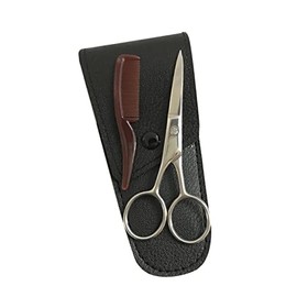 Stainless Steel Eyebrow Scissors Set for Women Face Hair Removal Meridian Trimmer Beard Mustache Cutting Scissors Barber Shop Tool