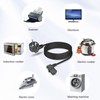 GELRHONR 1.5 m 3 Pin IEC Cable, 90 Degree CEE
