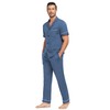 EA'S SECRET 100% Cotton Men's Sleepwear Short Sleeve Top and