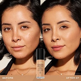 Milani | Base de Maquillaje Pigmentada 2 en 1 con Corrector a Prueba de Agua Tono Sand, Conceal and Perfect