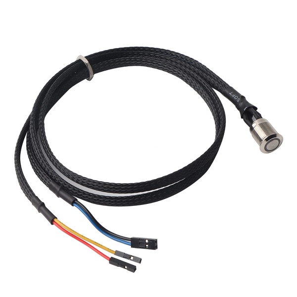 Desktop Computer Host Restart Button Metal Reset SW Button with