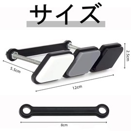 Car Front Grille Tri-Color Fit Badge Emblem Sticker Decal Front Grille Decoration 3 Color Badge Logo Barbecue Car Exterior Decoration Easy to Install (Black)