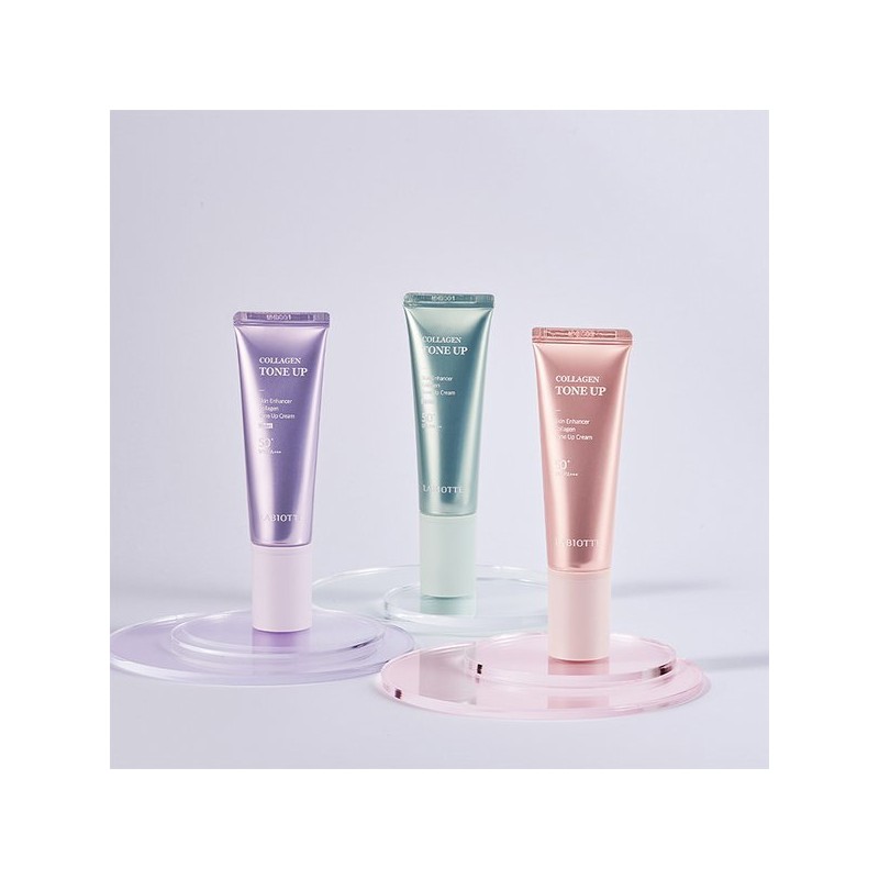 Labiotte 스킨 인핸서 콜라겐 톤 업 크림 핑크/그린/바이올렛 Skin Enhancer