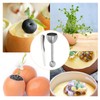 Stainless Steel Eggshell Opener with Egg Spoon, Egg Cracker Topper