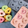 USJUTDOO 3 Pack Silicone Donut Pan for Baking Donut Maker,