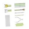 Nail Cuticle Care Tools Kit with Nail Files Buffer Stainless