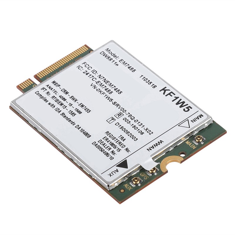 Replacement Wireless EM7455 for Dell DW5811e Qualcomm 4G LTE WWAN