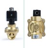 U.S. Solid 3/4" Brass Solenoid Valve -110V 120V AC, Normally