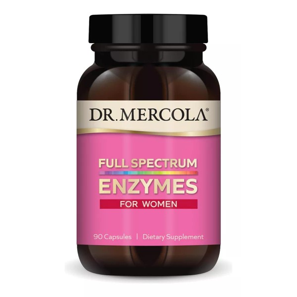 Dr. Mercola Dr Mercola Full Spectrum Enzymes For Women  90 Cápsulas