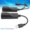 Network Extension Cable USB2.0 to RJ45 Adapter Converter Extender CAT5E