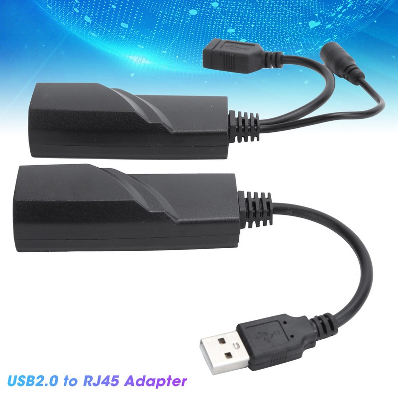 Network Extension Cable USB2.0 to RJ45 Adapter Converter Extender CAT5E