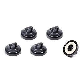 Mag Daddy - Magnetic Fasteners, Small Magnetic Cable Tie Mount, Color: Black - Holds Standard Zip Ties, UL Listed: 10 lbs. (62411)