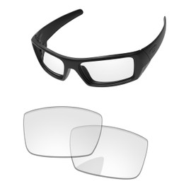 PapaViva Replacement Lenses for Oakley Gascan OO9014 60mm Sunglass, Hd Clear Blue Light Blocking, Gascan