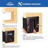 HOMOTEK 2 Pack Privacy Pocket Door Pull Without Switch Plate
