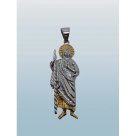 St. Jude Pendant 3inches Pendant Stainless-Stee