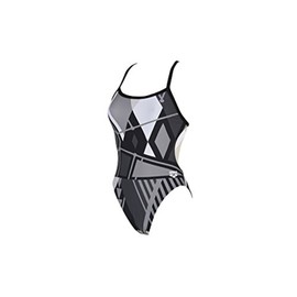 Arena Vertex One Piece Challenge Back - Women's - black/black, 36