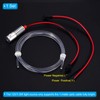 PATIKIL 3mm 1m PMMA Side Glow Fiber Optic Cable Kit,