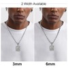 ChainsHouse Twisted Rope Chain with Jewellery Clasp, 316L Stainless Steel,
