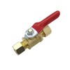 Hooshing Brass Mini Ball Valve Shut Off Swith 1/4" Compression