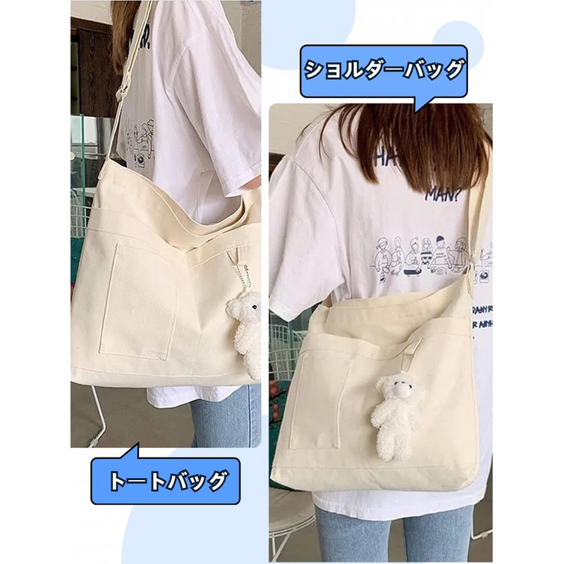 Garpish Women's Tote Bag, Large Capacity, Shoulder Bag, Canvas Tote