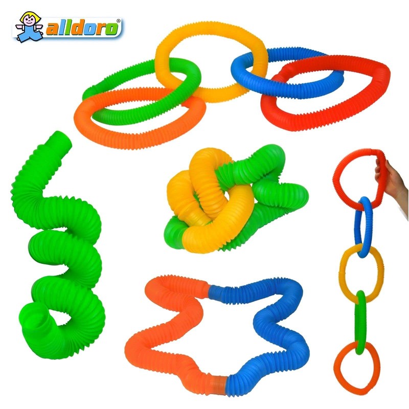 alldoro 60332 Flexi Tubes Made of Plastic, 3 cm Diameter,