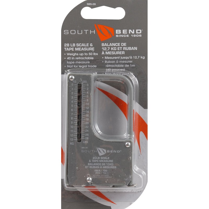SouthBend Scale and Tape Measure, 28-Pound