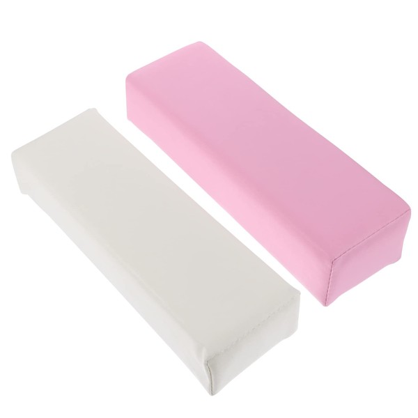 Beavorty 2pcs Leather Manicure Hand Pillow Cushions Comfortable Support for
